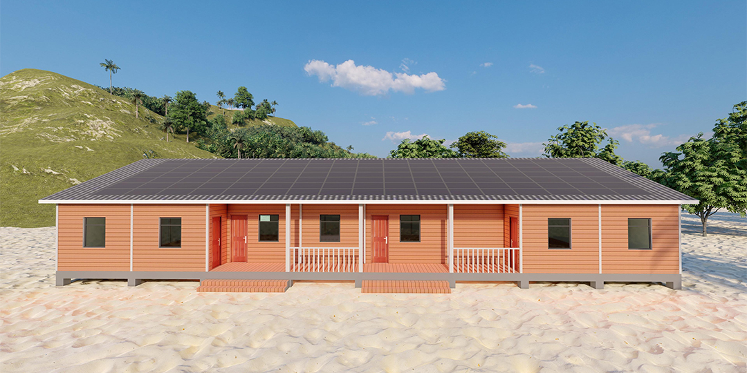 How can modular construction improve thermal performance and energy efficiency through building envelope optimization in extreme climate zones?